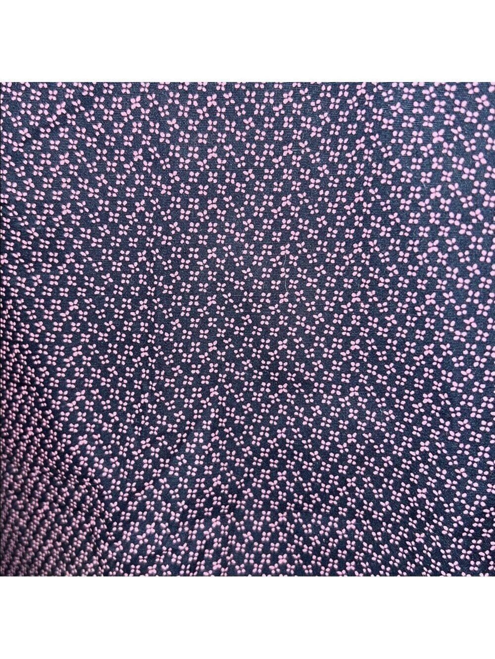 Beverly Hills Polo Club Navy and Purple/Plum Patterned Shirt, Size Men’s Small - Picture 8 of 9